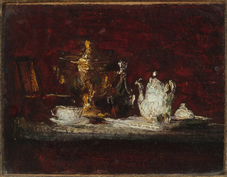 サモワールを持つ静物画 - アンリ・ファンタン＝ラトゥール

Source:
Nature morte au samovar - Henri Fantin-Latour