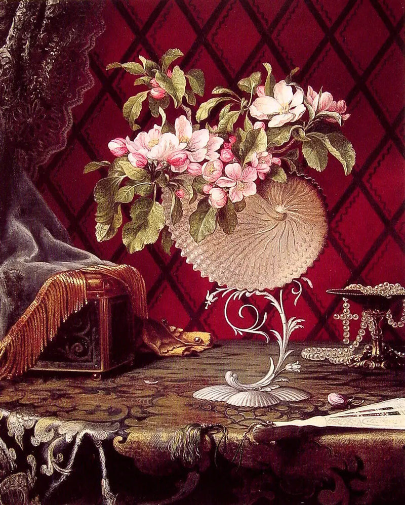 リンゴの花の静物画とナウティールの殻 - マーティン・ジョンソン・ヒード

Source:
Nature morte aux fleurs de pommier dans une coquille de nautile - Martin Johnson Heade