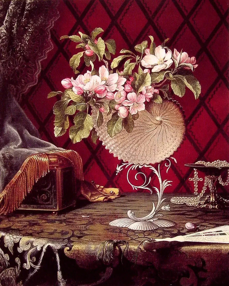 リンゴの花の静物画とナウティールの殻 - マーティン・ジョンソン・ヒード

Source:
Nature morte aux fleurs de pommier dans une coquille de nautile - Martin Johnson Heade