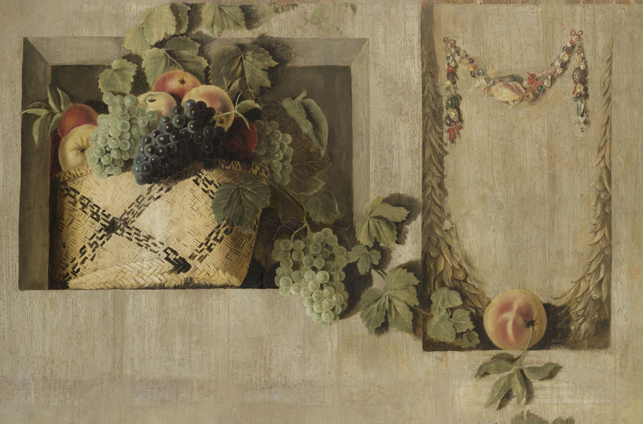 Nature morte aux fruits et guirlandes de fleurs - Jacob van Campen