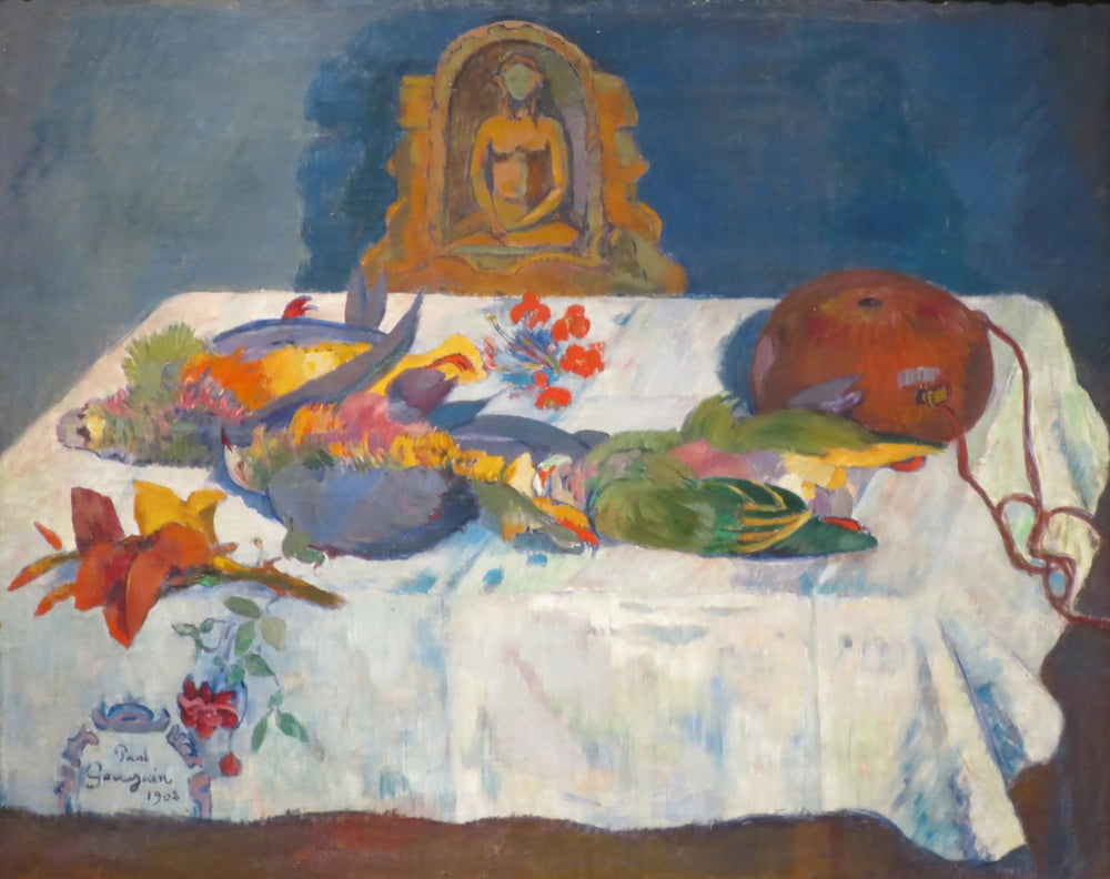 Nature morte aux oiseaux exotiques - Paul Gauguin image 1 reproduction artisanale de tableau