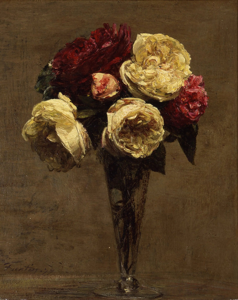 バラの静物画 - アンリ・ファンタン＝ラトゥール

Source:
Nature morte aux roses - Henri Fantin-Latour