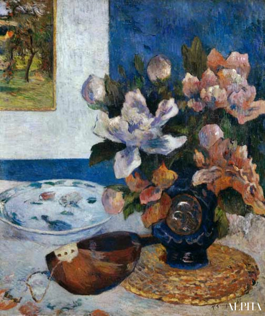 Nature morte avec mandoline - Paul Gauguin - Reproductions de tableaux et peintures haut de gamme