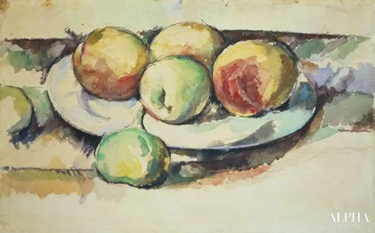 Nature morte de pêches et de figues - Paul Cézanne - Reproductions de tableaux et peintures haut de gamme