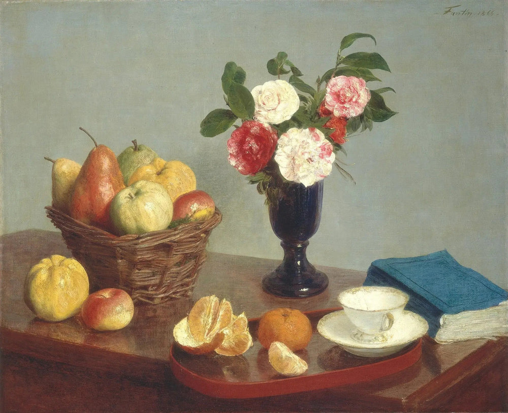 Nature morte - Henri Fantin-Latour image 1 tableau peint à l’huile sur toile