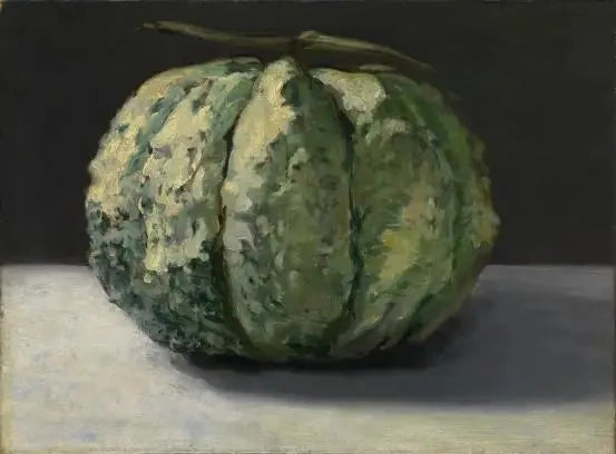 静物画、メロン - エドゥアール・マネ