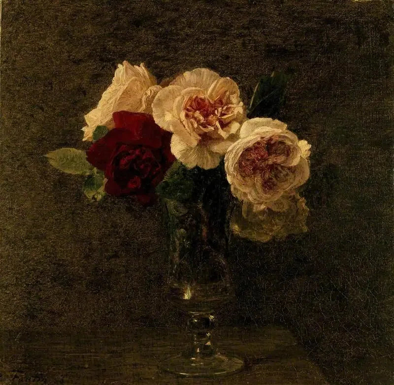 静物画：バラと赤いバラ - アンリ・ファンタン＝ラトゥール

Source:
Nature morte : roses roses et rouges - Henri Fantin-Latour
