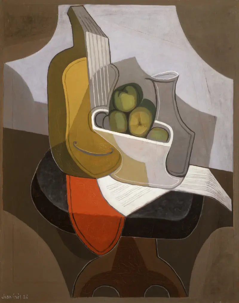 静物画：赤いテーブルクロスのテーブル - フアン・グリス

Source:
Nature morte : table avec nappe rouge - Juan Gris