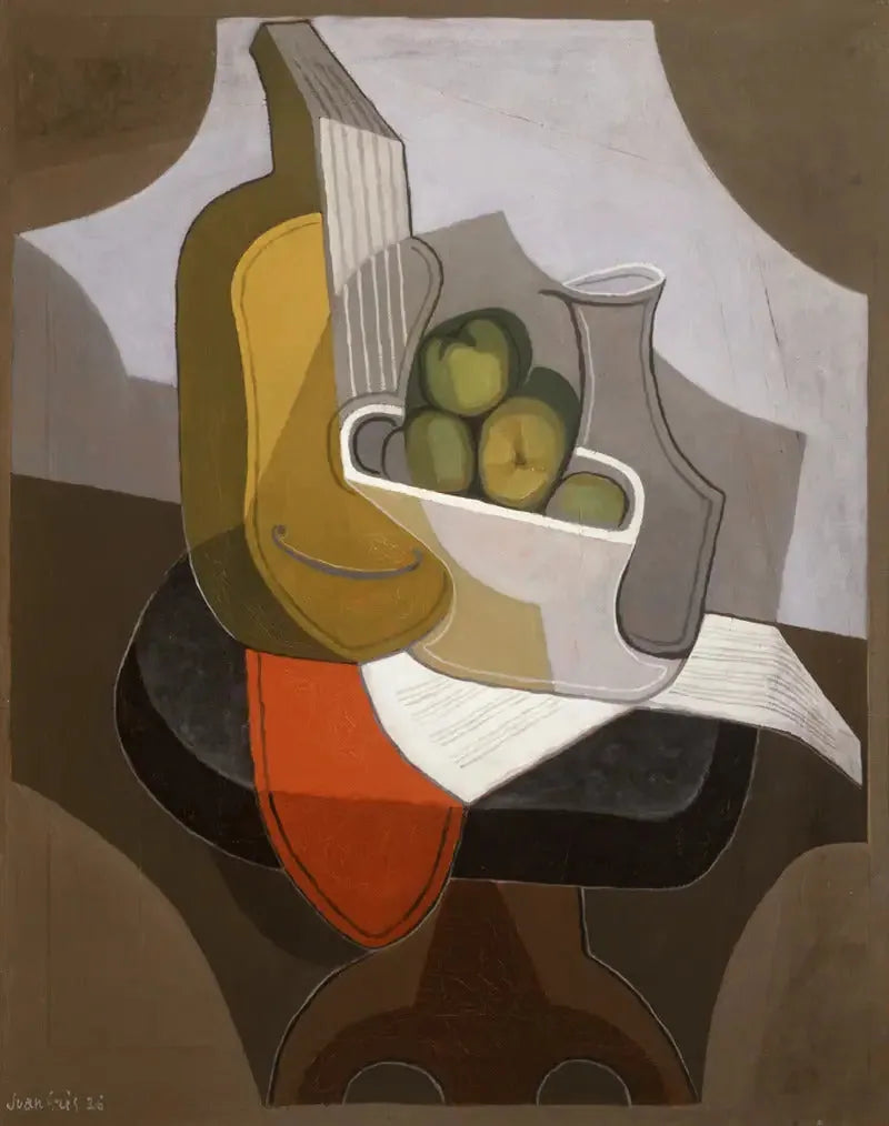 静物画：赤いテーブルクロスのテーブル - フアン・グリス

Source:
Nature morte : table avec nappe rouge - Juan Gris