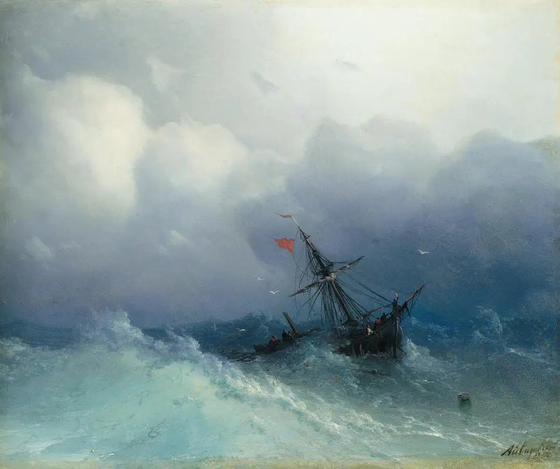 荒れた海の遭難 - イワン・アイヴァゾフスキー

Source:
Naufrage sur une mer agitée - Ivan Aïvazovski