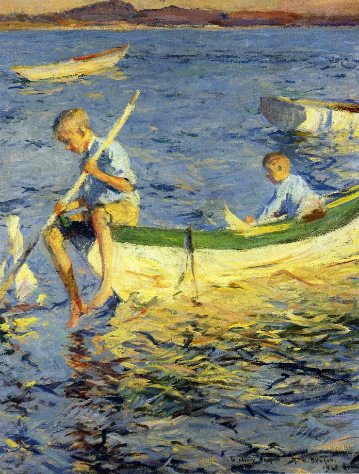 Navigation de plaisance à Vinalhaven - Frank Weston Benson - Alpha Reproduction