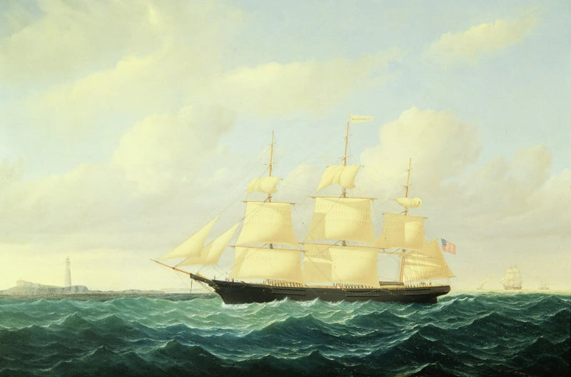 ボストン灯台沖の波乗りクリッパー船 - ウィリアム・ブラッドフォード

Source:
Navire clipper à vagues au large du phare de Boston - William Bradford