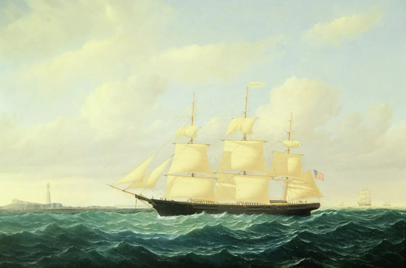 ボストン灯台沖の波乗りクリッパー船 - ウィリアム・ブラッドフォード

Source:
Navire clipper à vagues au large du phare de Boston - William Bradford