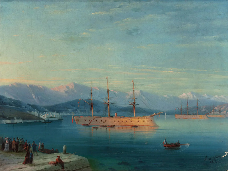 黒海から出航するフランスの船 - イワン・アイヴァゾフスキー

Source:
Navires français au départ de la mer Noire - Ivan Aïvazovski