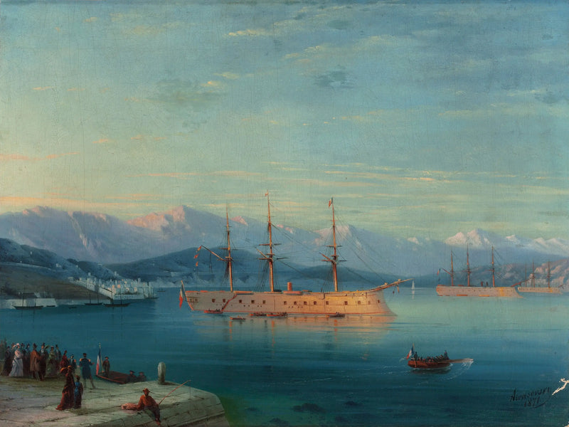 黒海から出航するフランスの船 - イワン・アイヴァゾフスキー

Source:
Navires français au départ de la mer Noire - Ivan Aïvazovski