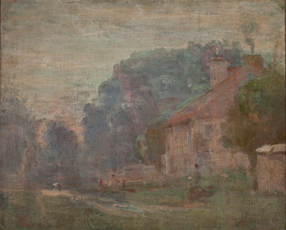 Névoa à Saint Hubert - Eliseu Visconti image 1 reproduction artisanale de tableau