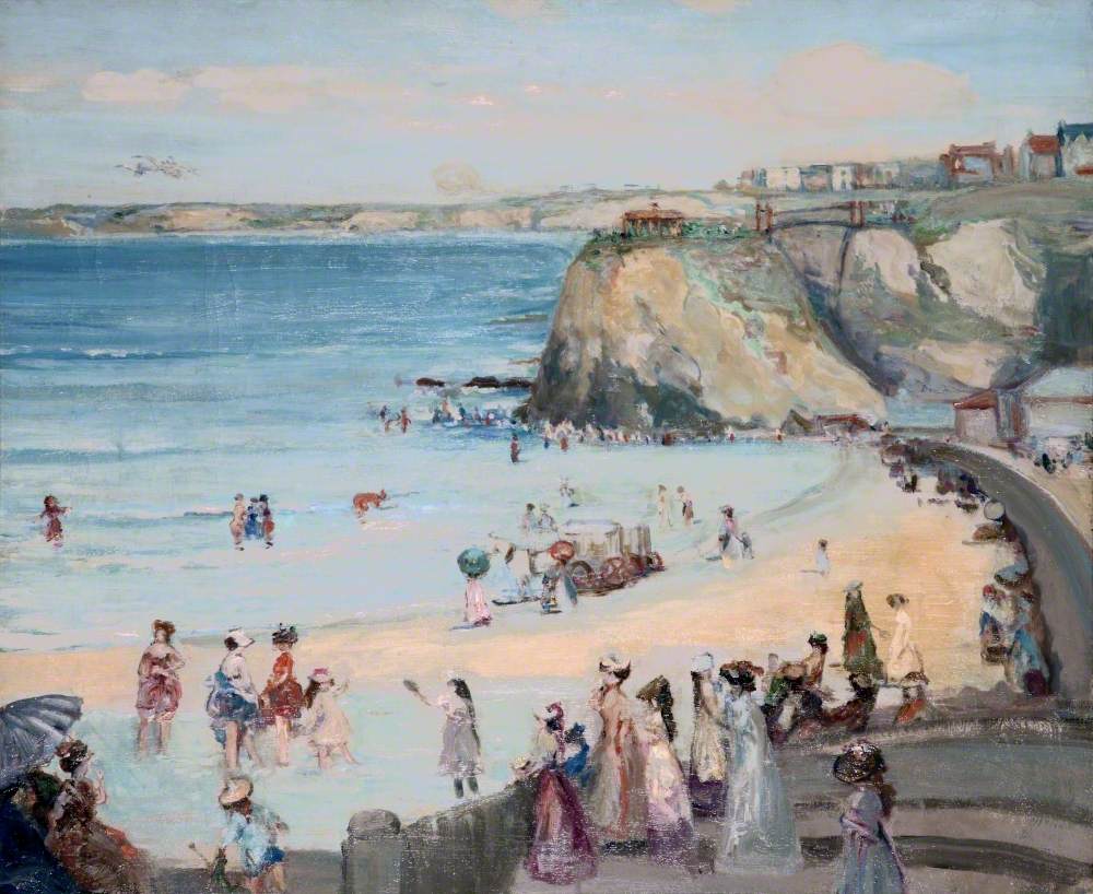 Newquay - Charles Conder image 1 copie de tableau peinte à la main