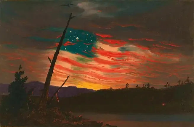私たちの空の旗 - フレデリック・エドウィン・チャーチ

Source:
Notre bannière dans le ciel - Frederic Edwin Church