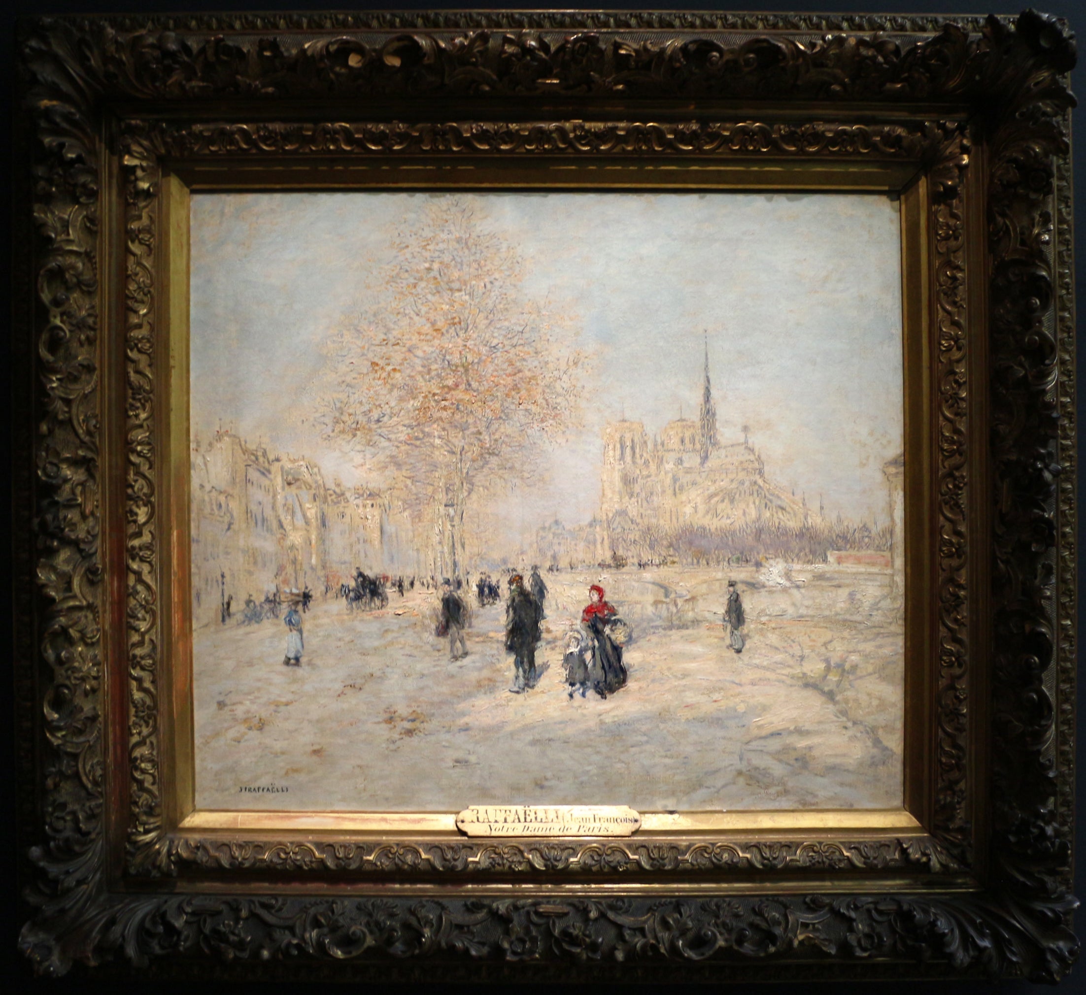 Notre-Dame de Paris - Jean-François Raffaëlli image 1 copie peinte à la main à l’huile