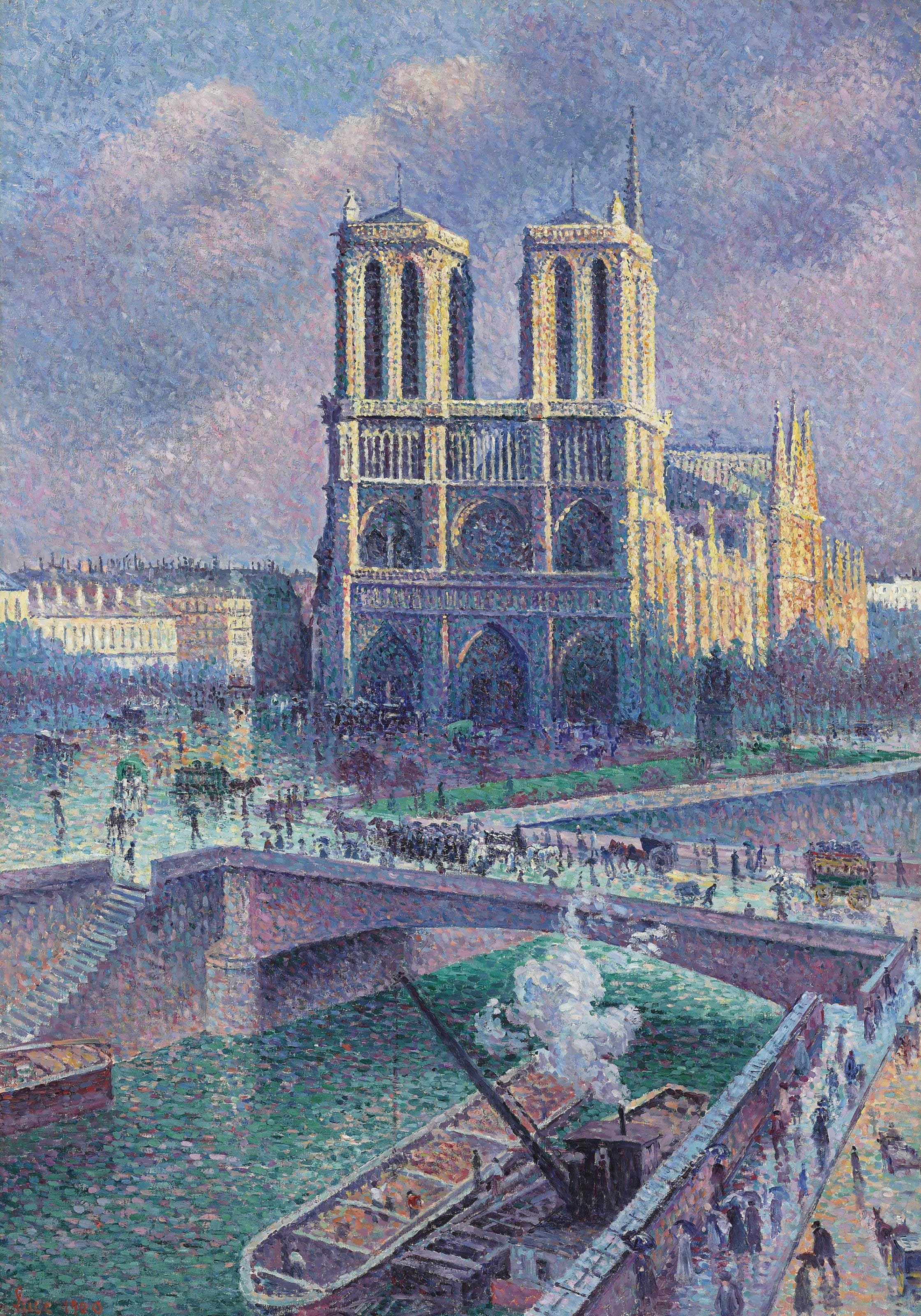 Notre-Dame de Paris - Maximilien Luce - Alpha Reproduction