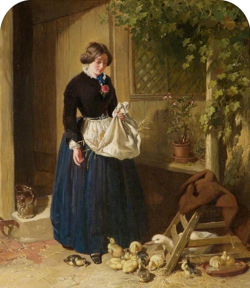 アヒルに餌をやる - ジョン・フレデリック・ヘリング Sr.  

Source:
Nourrir les canards - John Frederick Herring, Sr.