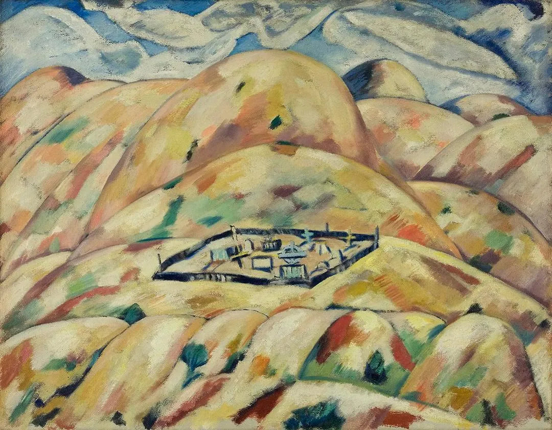 Nouveau-Mexique n° 2 - Marsden Hartley image 1 copie de tableau peinte à la main