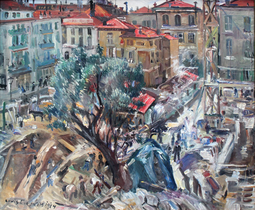 Nouvel immeuble à Monte Carlo - Lovis Corinth image 1 reproduction de peinture à l’huile