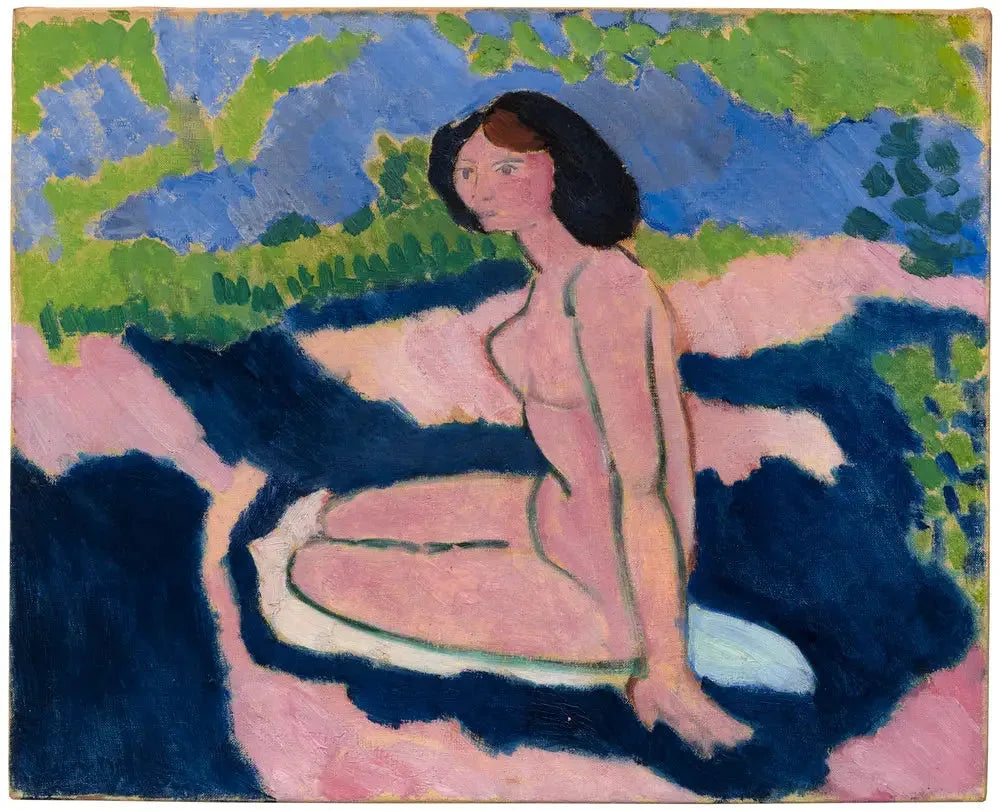 Nu assis - Henri Matisse image 1 reproduction de peinture à l’huile