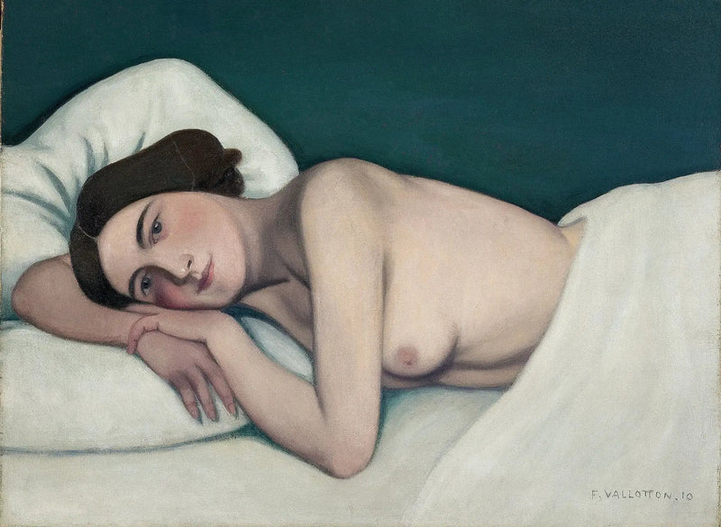 ベッドに横たわる - フェリックス・ヴァロトン

Source:
Nu au lit - Félix Vallotton