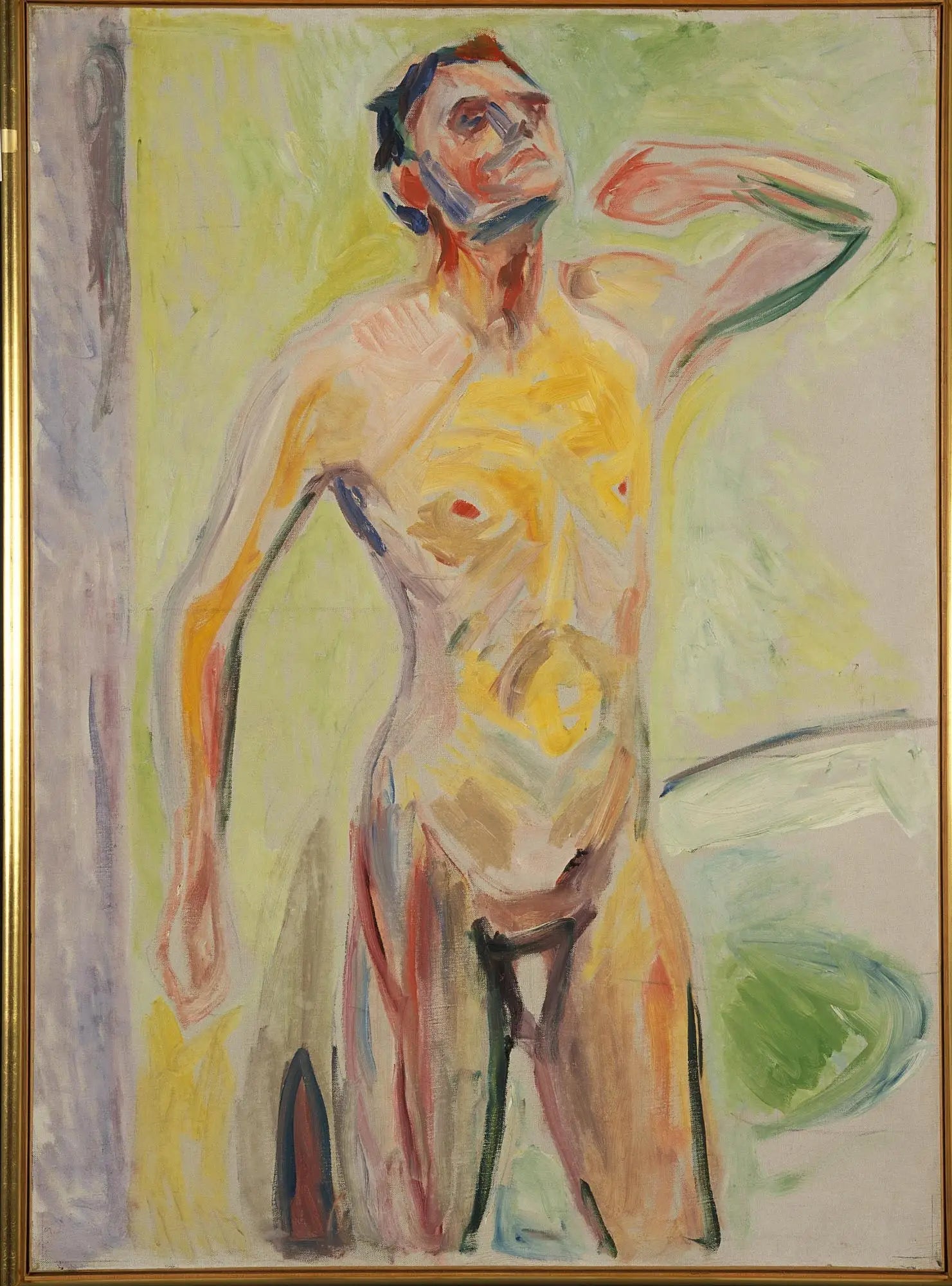 Nu masculin - Edvard Munch image 1 tableau peint à l’huile sur toile
