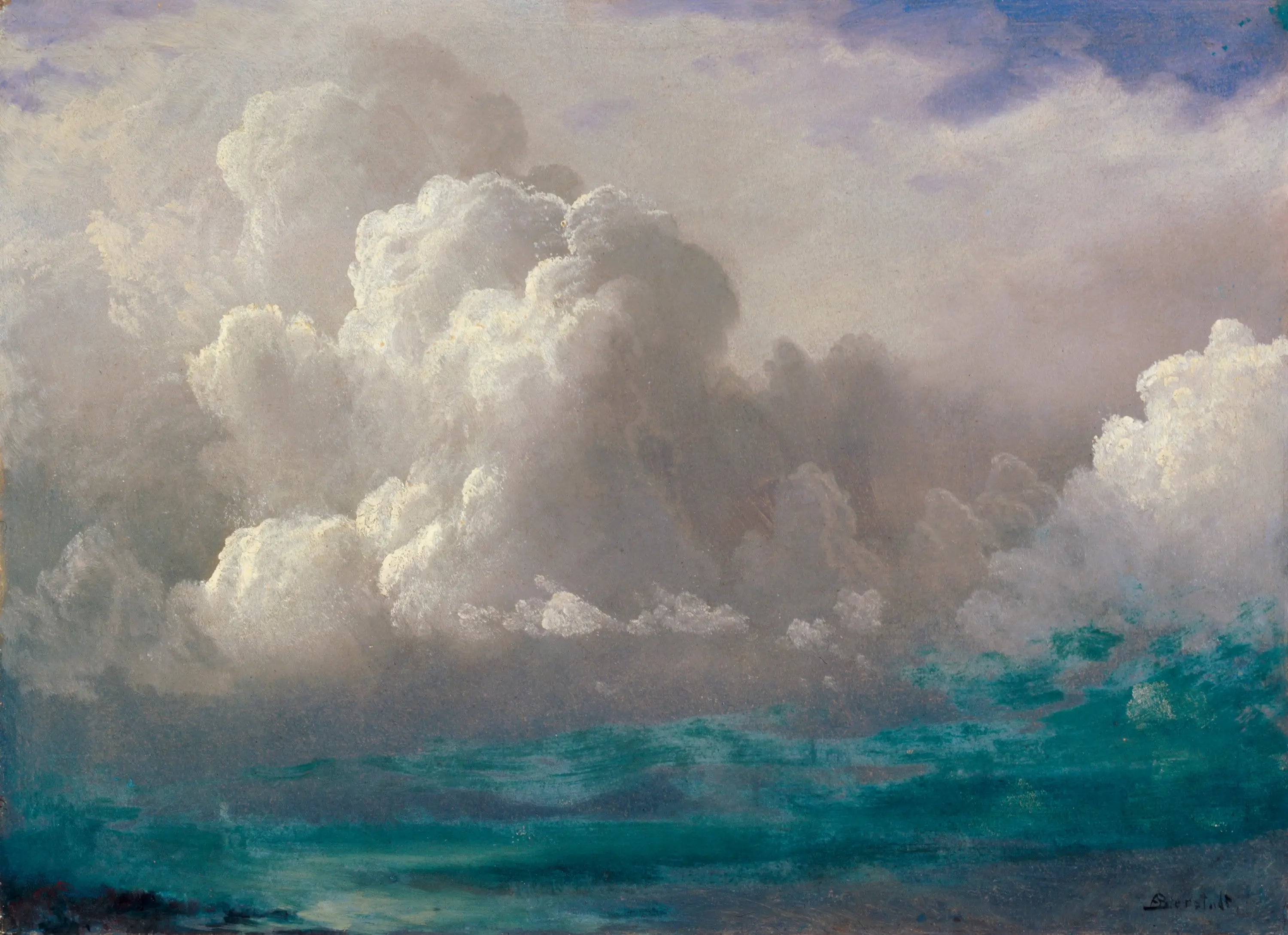 Nuages d’orage - Albert Bierstadt - Alpha Reproduction