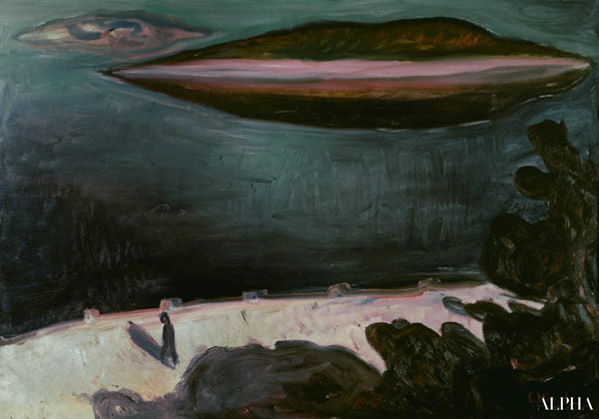 オスロフィヨルドの夏の夜 - エドヴァルド・ムンク - 高級絵画および絵画の複製