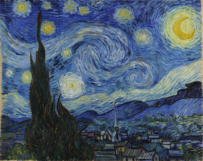 星月夜 - Vincent van Gogh