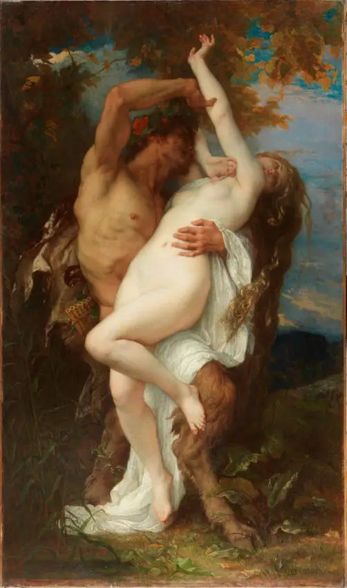 妖精にさらわれたニンフ - アレクサンドル・カバネル

Source:
Nymphe enlevée par un faune - Alexandre Cabanel