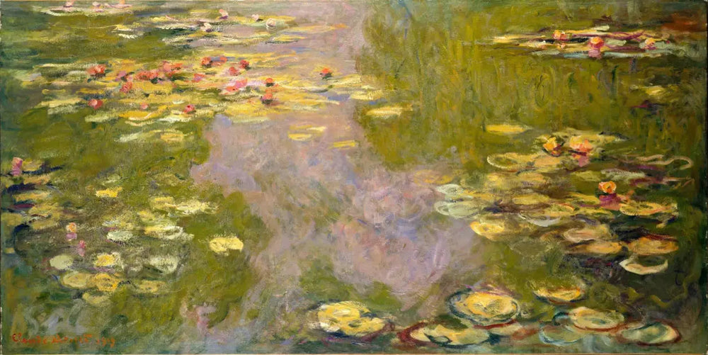 Nymphéas - Claude Monet image 1 copie peinte à la main à l’huile
