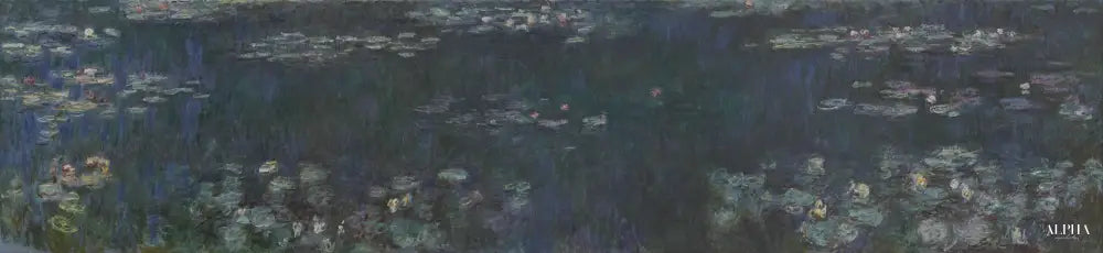 Nymphéas, reflets verts - Claude Monet - Reproductions de tableaux et peintures haut de gamme