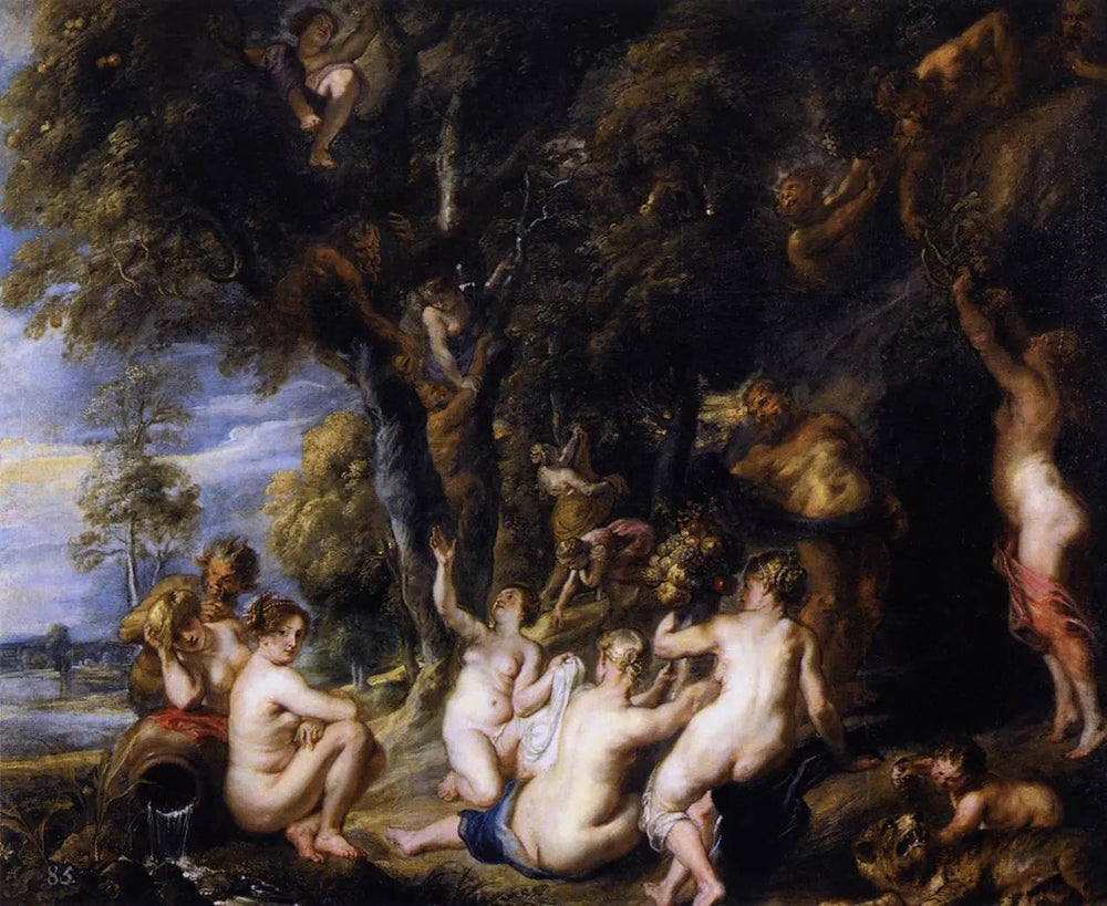 Nymphes et Satyres - Peter Paul Rubens image 1 reproduction réalisée par Alpha Reproduction