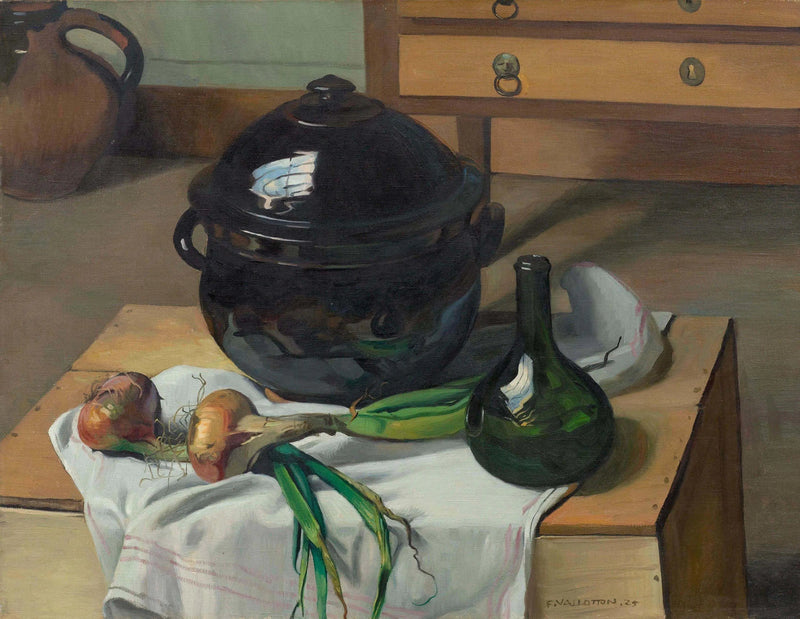 タマネギとスープ - フェリックス・ヴァロトン

Source:
Oignons et soupe - Félix Vallotton