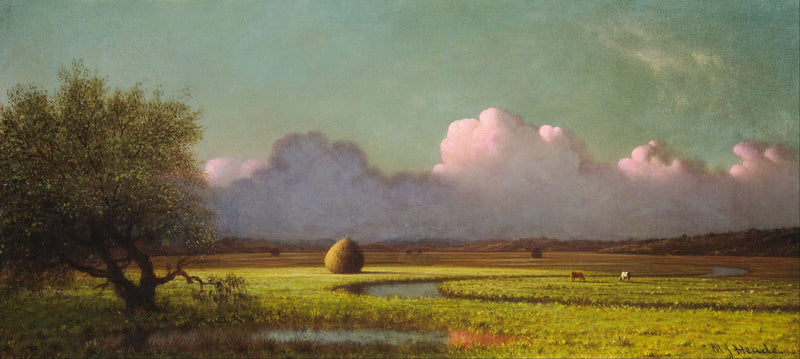 グラデーションと光：ニューベリー湿地 - マーティン・ジョンソン・ヒード

Source:
Ombre et lumière : les marais de Newbury - Martin Johnson Heade