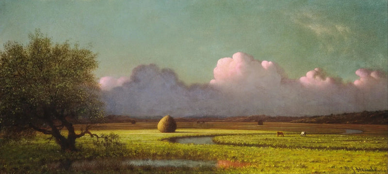 グラデーションと光：ニューベリー湿地 - マーティン・ジョンソン・ヒード

Source:
Ombre et lumière : les marais de Newbury - Martin Johnson Heade