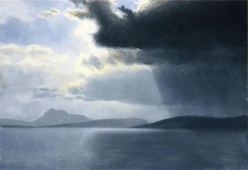ハドソン川の差し迫る嵐 - アルバート・ビアシュタット

Source:
Orage imminent sur le fleuve Hudson - Albert Bierstadt