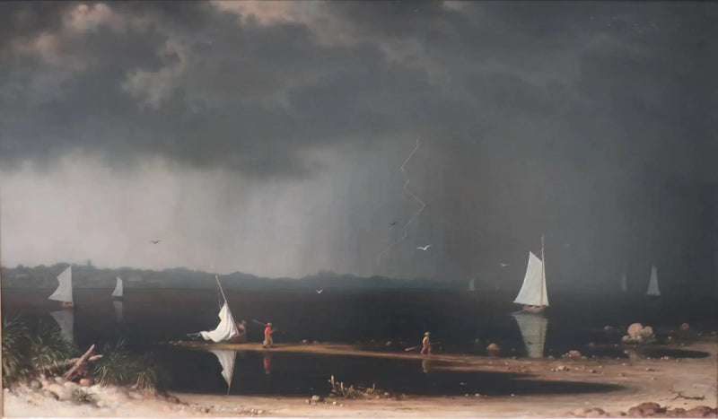 ナラガンセット湾の嵐 - マーティン・ジョンソン・ヒード

Source:
Orage sur la baie de Narragansett - Martin Johnson Heade