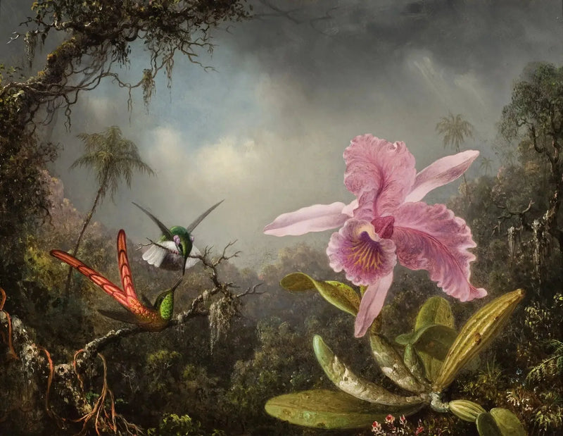 二羽のハチドリを伴う蘭 - マーティン・ジョンソン・ヒード

Source:
Orchidée avec deux colibris - Martin Johnson Heade
