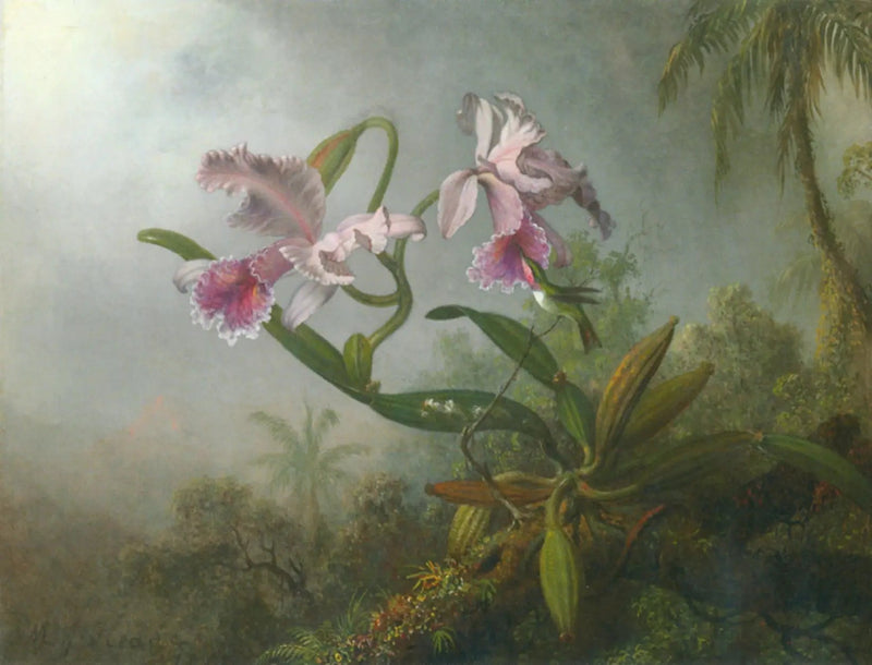 バラの蘭とコバリオンが枝に乗っている - マーティン・ジョンソン・ヒード

Source:
Orchidées roses et colibri sur une brindille - Martin Johnson Heade