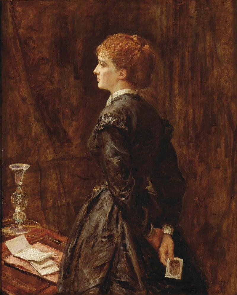 はいまたはいいえ？ - ジョン・エヴァレット・ミレイ

Source:
Oui ou non ? - John Everett Millais