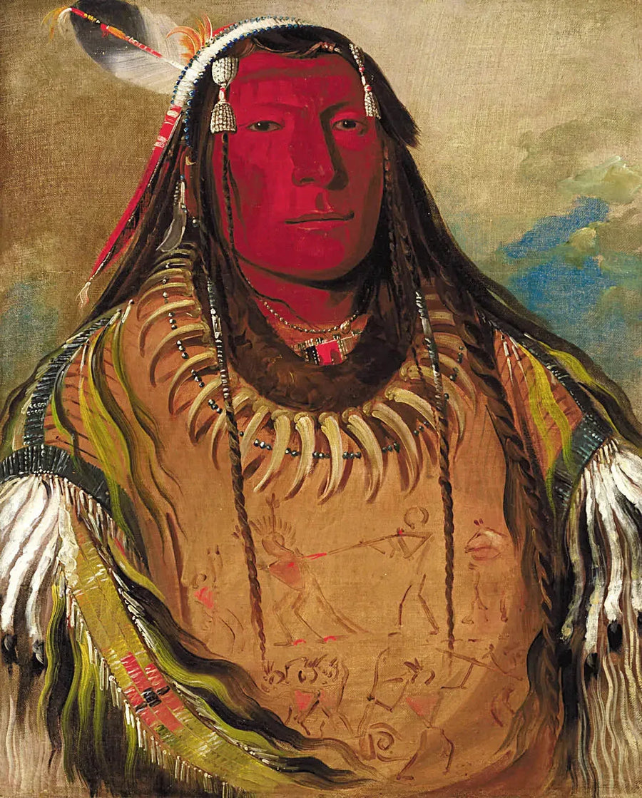 パリスカローパ、二羽のカラス、リーダー - ジョージ・キャトリン

Source:
Pa-ris-ka-roó-pa, Deux corbeaux, un chef - George Catlin