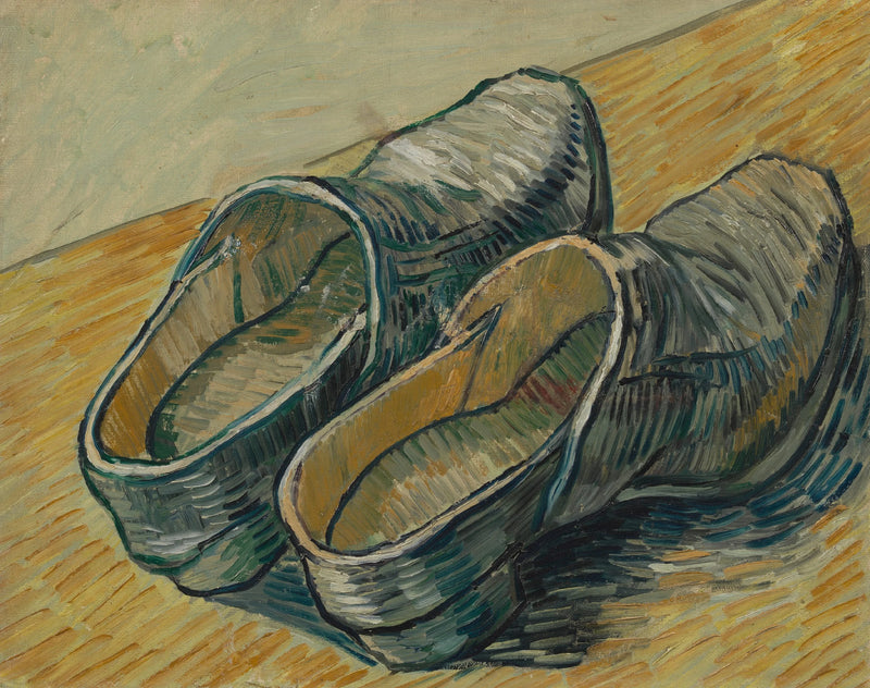 革の木靴の一対 - Vincent van Gogh