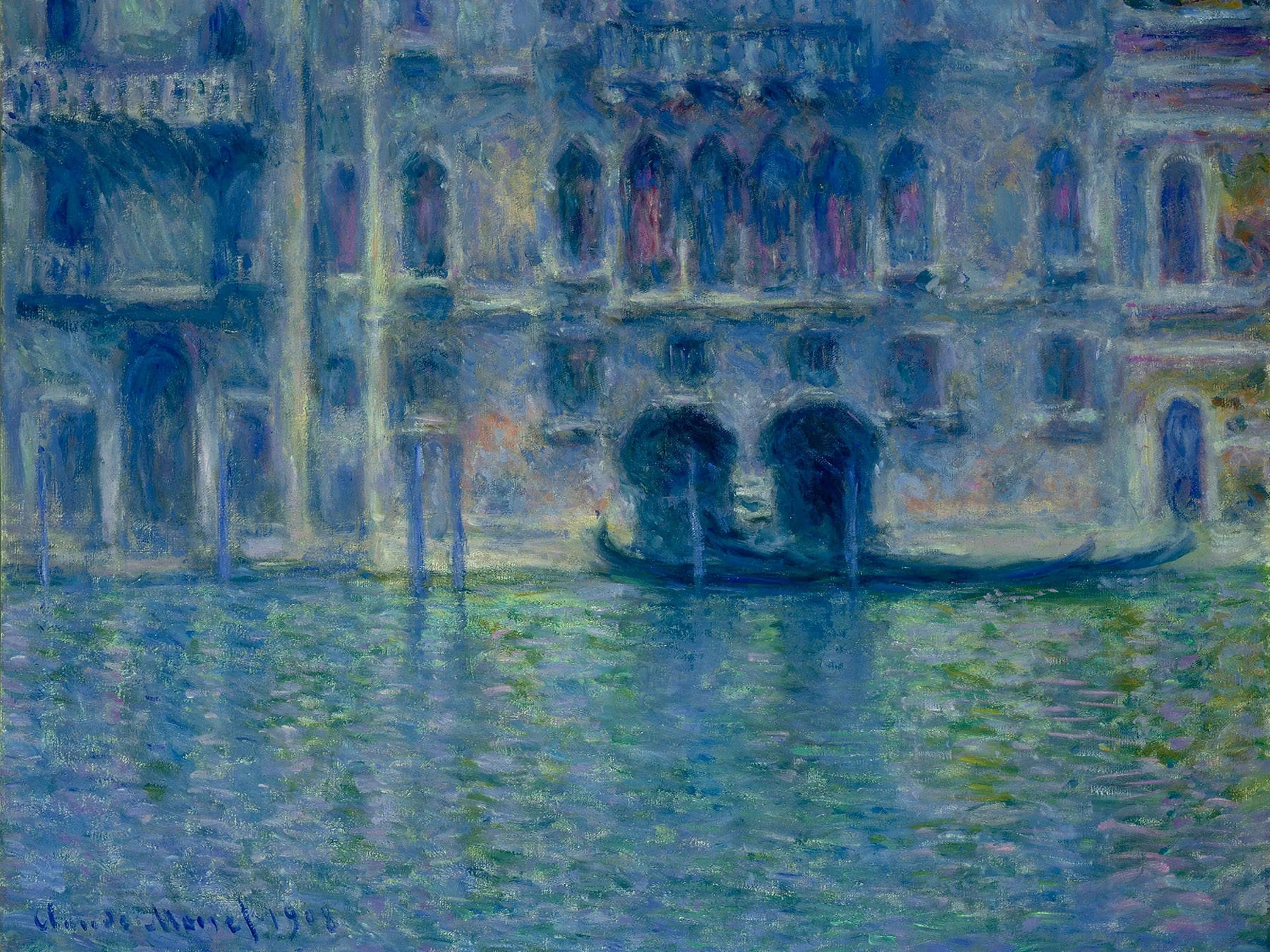 Palazzo da Mula, Venise - Claude Monet image 1 copie de tableau peinte à la main