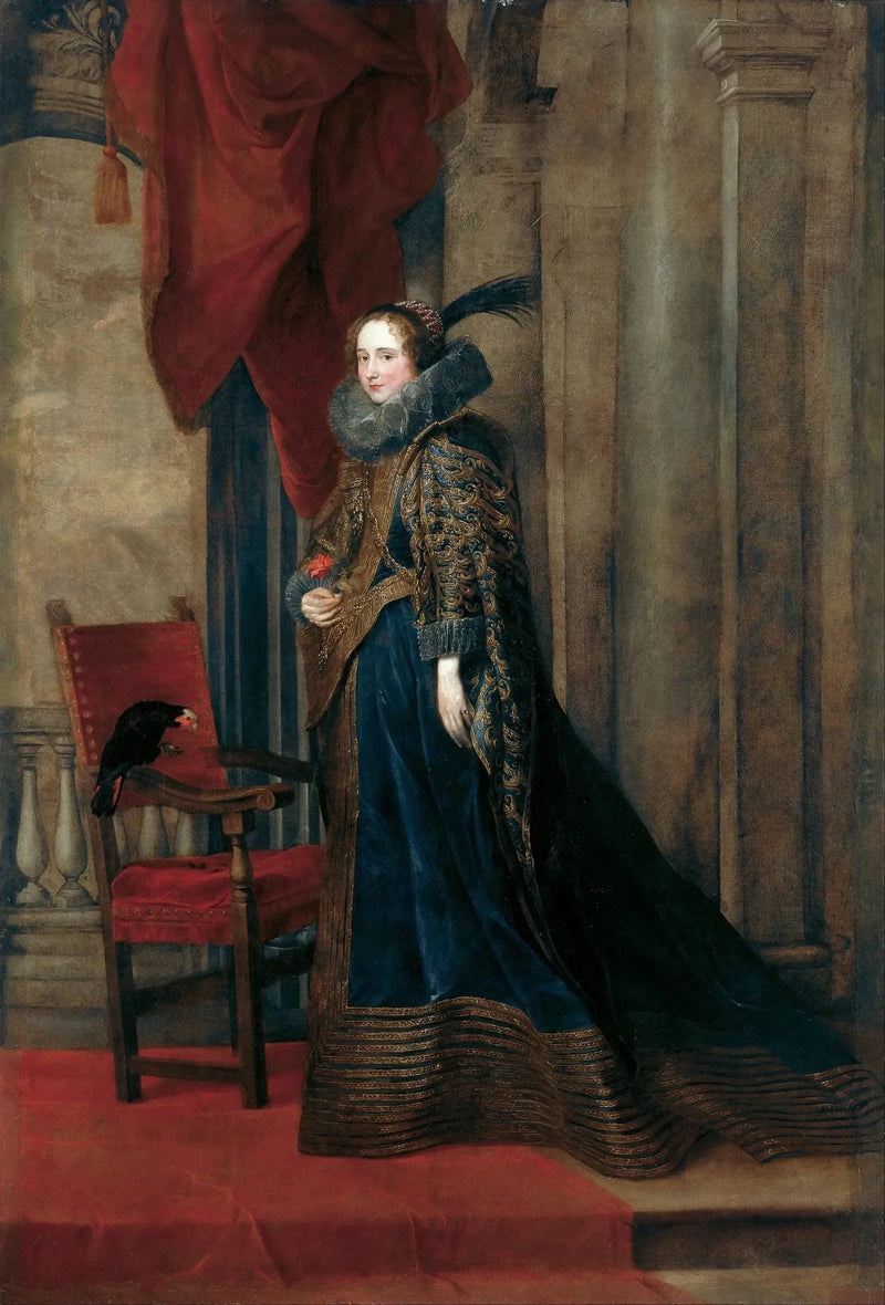 パオリーナ・アドルノ・ブリニョーレ＝セール - アントワーヌ・ヴァン・ダイク

Source:
Paolina Adorno Brignole-Sale - Antoine van Dyck