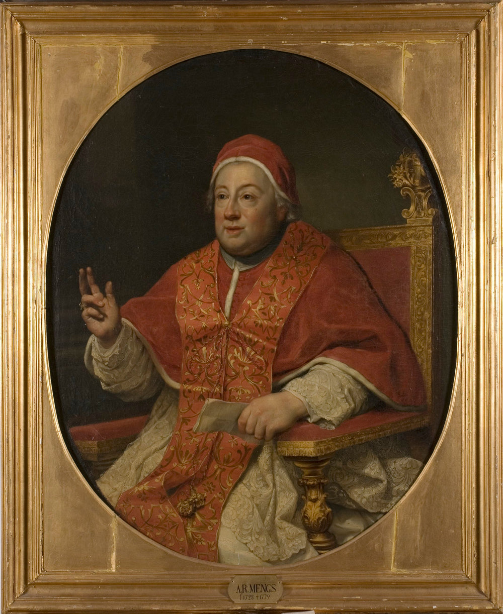 Pape Clément XIII (1693–1769) - Anton Raphael Mengs image 1 reproduction d’œuvre d’art à l’huile